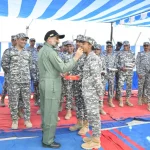 Air Chief Marshal AP Singh with Soldiers