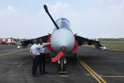 Air Craft Getting Inspected