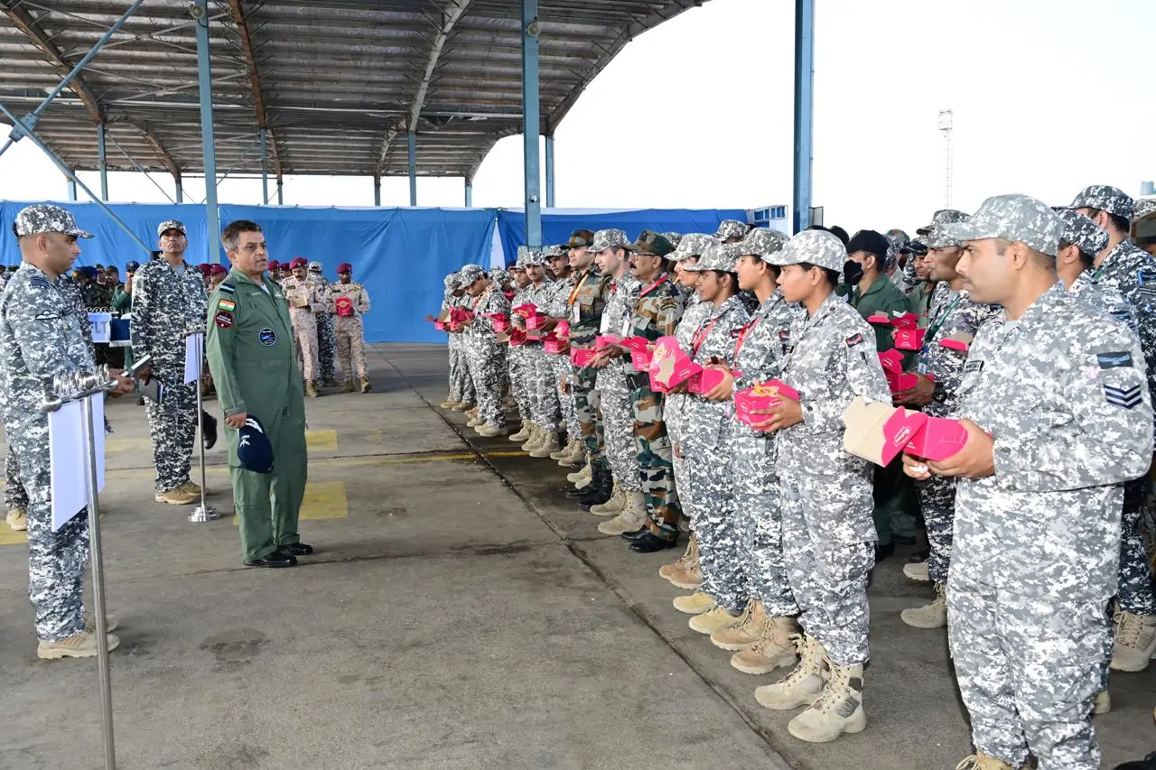 Air Marshal Nagesh Kapoor Celebrating Diwali