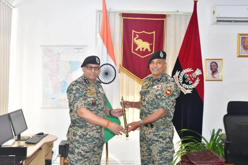 Shri Aloke Kumar Chakraborty Assumes Charge as Inspector General, Tripura Frontier, BSF