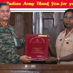 Army Chief with Col R Padma Hepsiba