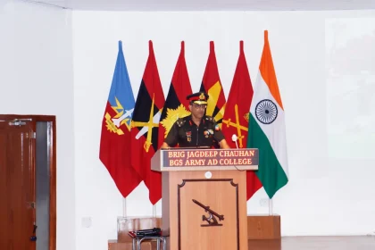 Brig Jagdeep Chauhan Giving Lecture