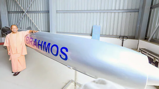 CM Yogi with Brahmos