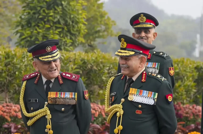 General Anil Chauhan with Other Officers