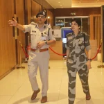 IG Sonia Narang at Cochin Airport