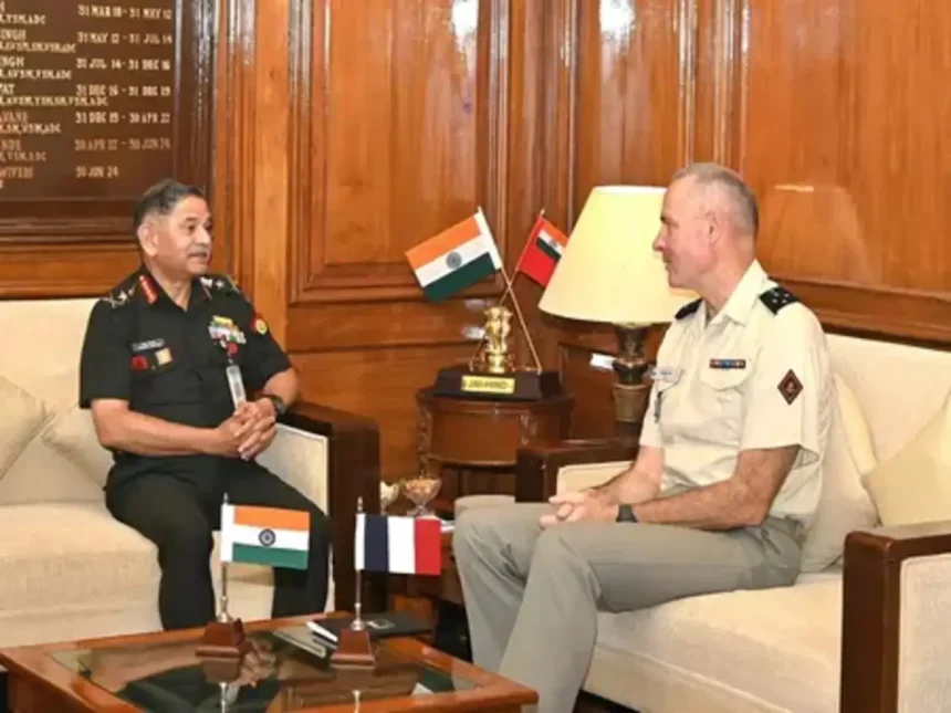 Indian Army Chief and French Army Chief