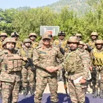 Let Gen Mishra With Officers