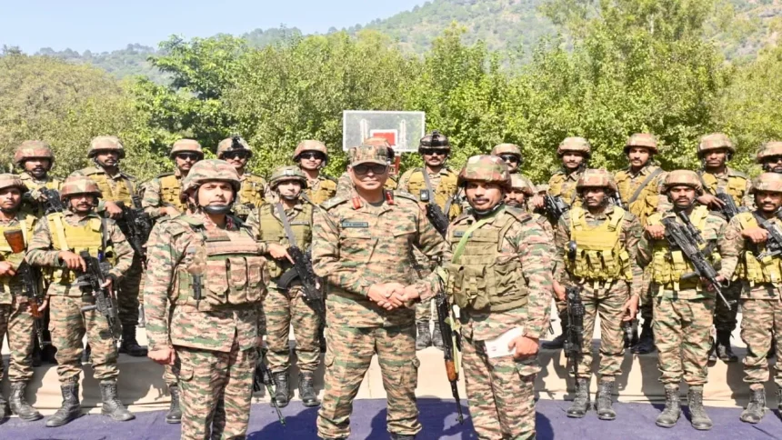 Let Gen Mishra With Officers