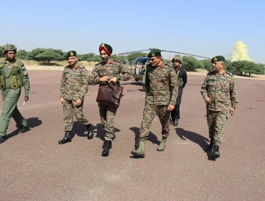 Lt Gen HS Vandra with Other Officers