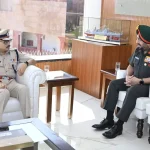 Lt Gen Manjinder Singh with DGP Rajasthan
