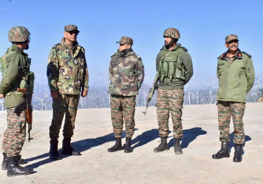 Lt Gen P K Mishra Reviews Operational Readiness in Poonch Sector
