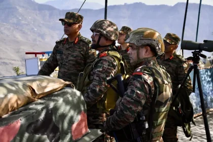 Lt Gen PK Mishra With Other Officers