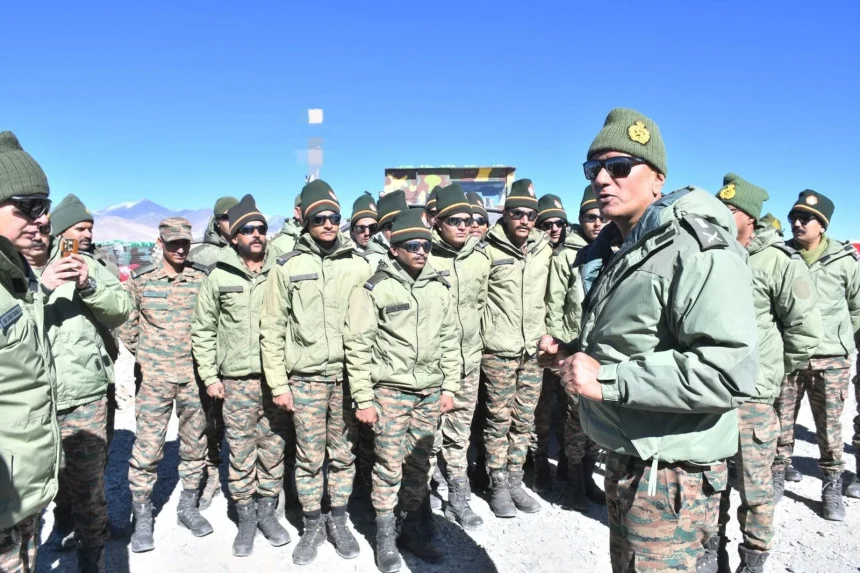 Lt Gen Pratik Sharma With Other Officers