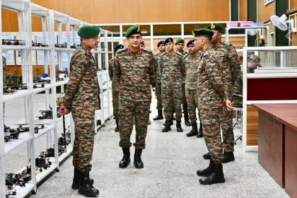 Lt Gen RC Tiwari Visits Eastern Command FPV Drone Node at Agnirath Brigade