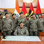 Lt Gen Sanjay Malik And Other Officers