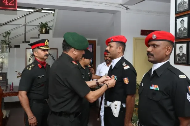 Lt Gen Seth Commending Officers