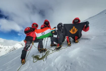 NSG Commando Summits Mt Satopanth Ahead of Everest 2026 Mission
