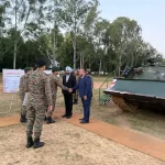 Officer Shaking Hands