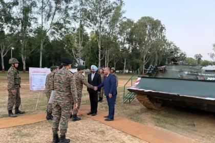 Officer Shaking Hands