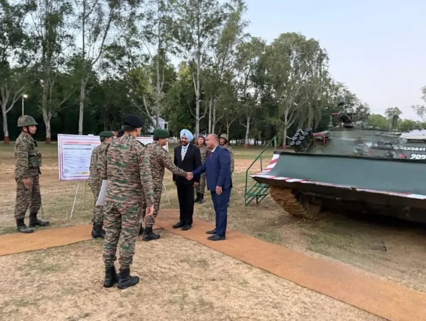 Officer Shaking Hands