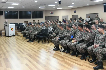 Officers Attending Lectures