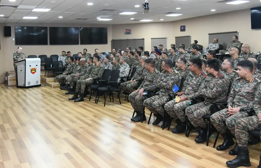 Officers Attending Lectures