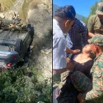 Indian Army Soldiers of Nurnag Battalion Rescue Civilians After Road Accident in Uttarakhand