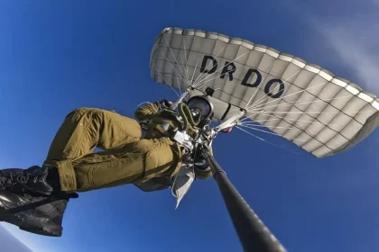 Soldier with Parachute
