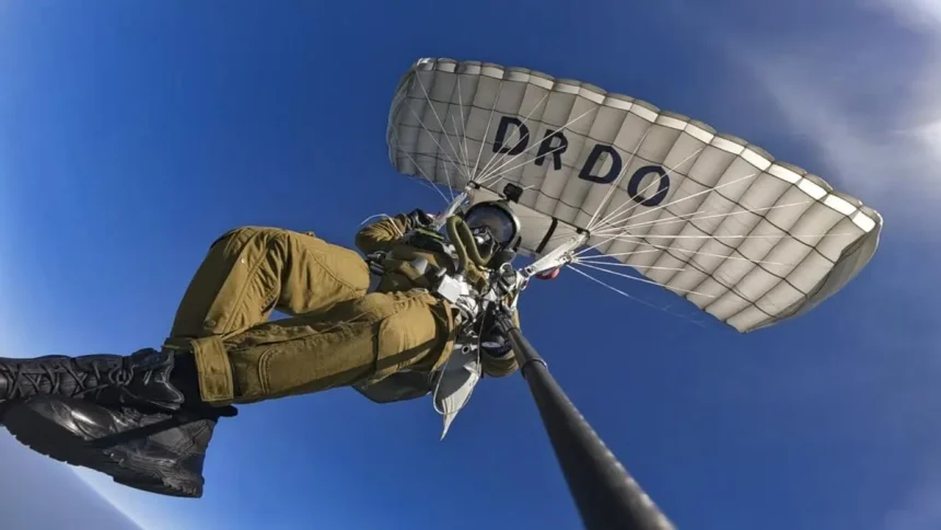Soldier with Parachute