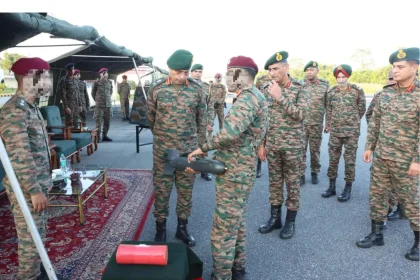 Lt Gen RC Tiwari Reviews Operational Preparedness of Special Forces Under Gajraj Corps