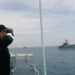 V Adm V Srinivas Saluting