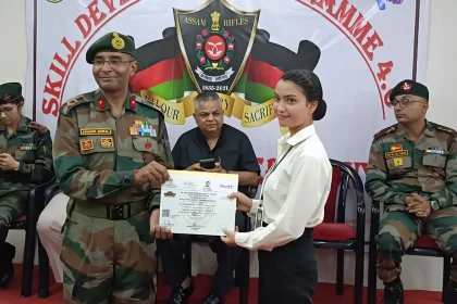 Assam Rifles Provides Skill Training to 56 Youths in Manipur