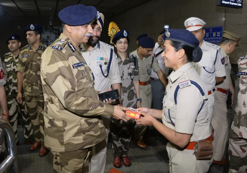 DG CISF Praveer Ranjan Celebrates Diwali with Personnel at Delhi and Leh Units