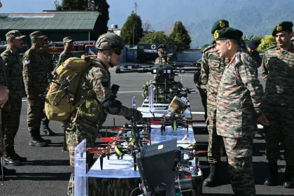 General Upendra Dwivedi Visits Black Cat Division in Sikkim