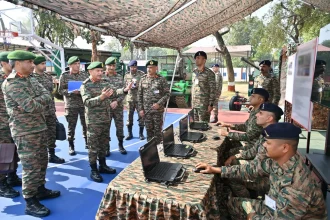 COAS General Upendra Dwivedi Reviews Operational Preparedness of Kharga Corps