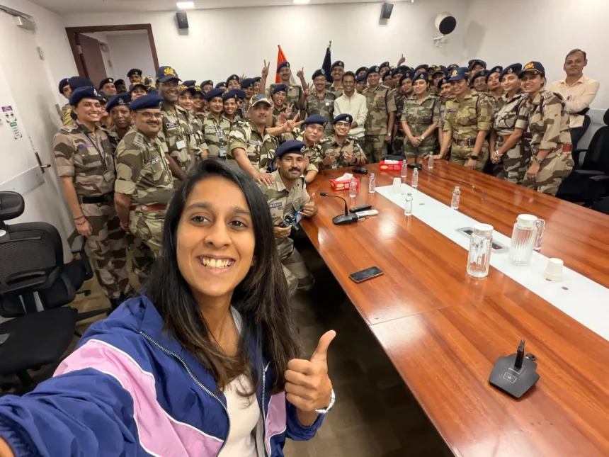 CISF Felicitates Star Cricketer Jemimah Rodrigues for World Cup Triumph