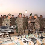 Lt Gen Dhiraj Seth Reviewing Drones