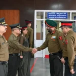 Lt Gen Manjinder Singh Shaking Hands