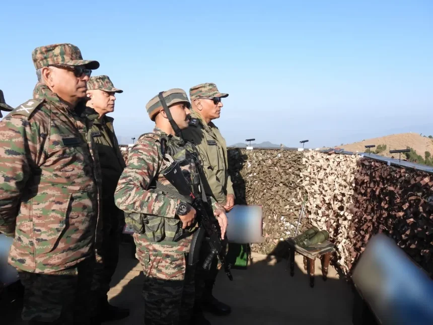 Lt Gen Pratik Sharma Reviews Operational Readiness During Visit to Shahsitar, Poonch
