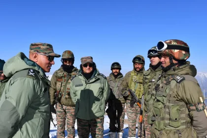 Lt Gen Pratik Sharma Reviews Anti-Infiltration Grid in North Kashmir