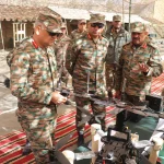 Lt Gen Pratik Sharma Reviewing Drones