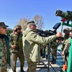 Lt Gen Pratik Sharma Reviewing Tech