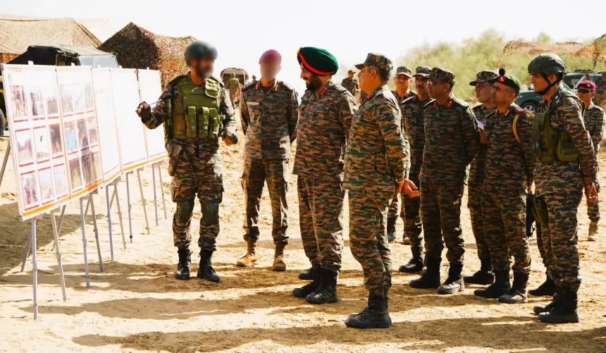 Lt Gen Manjinder Singh Reviews Operational Preparedness of Bhairav Strike Force and Ranbankura Division
