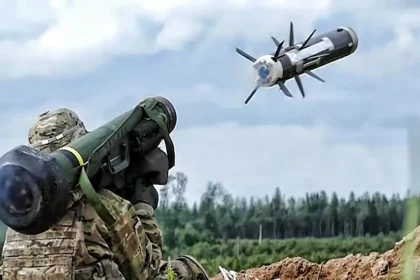 Soldier Releasing Missile