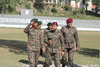 Lt Gen Manoj Kumar Katiyar Visits Nahan Military Station