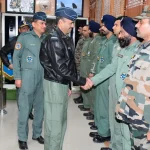 Air Marshal B Manikantan Shaking Hands 1
