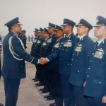 Air Marshal B Manikantan Shaking Hands