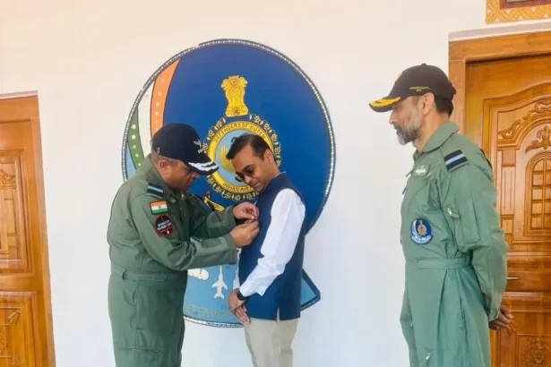 Air Marshal Nagesh Kapoor and Shri Anand Patel