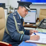 Air Marshal Narmdeshwar Tiwari Signing