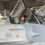Air Marshal Narmdeshwar Tiwari in Cockpit